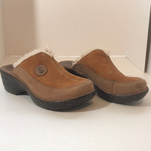 sherpa lined clogs